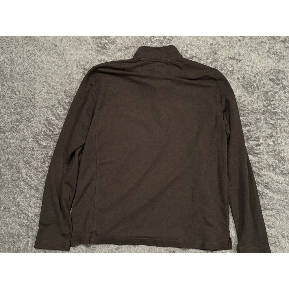 Orvis 1/4 Zip Mens Medium Gray Quarter Zip Pullover Logo Outdoor Camping Fishing